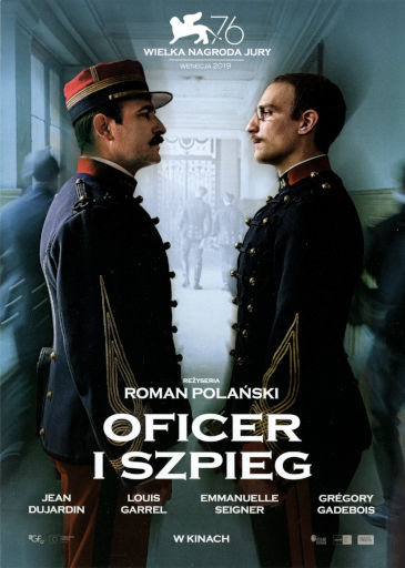 Przód ulotki filmu 'Oficer i Szpieg'