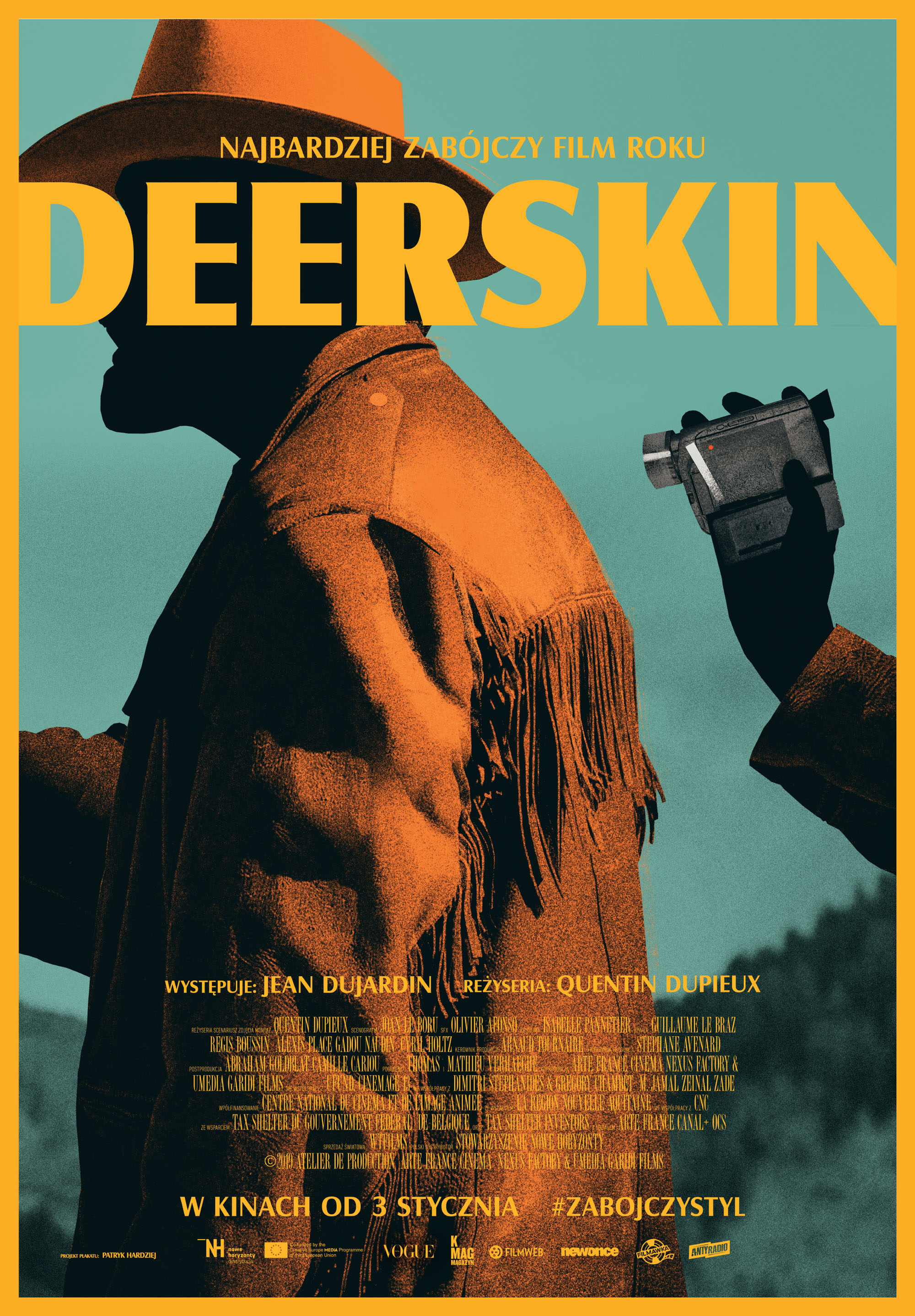 Polski plakat filmu 'Deerskin'