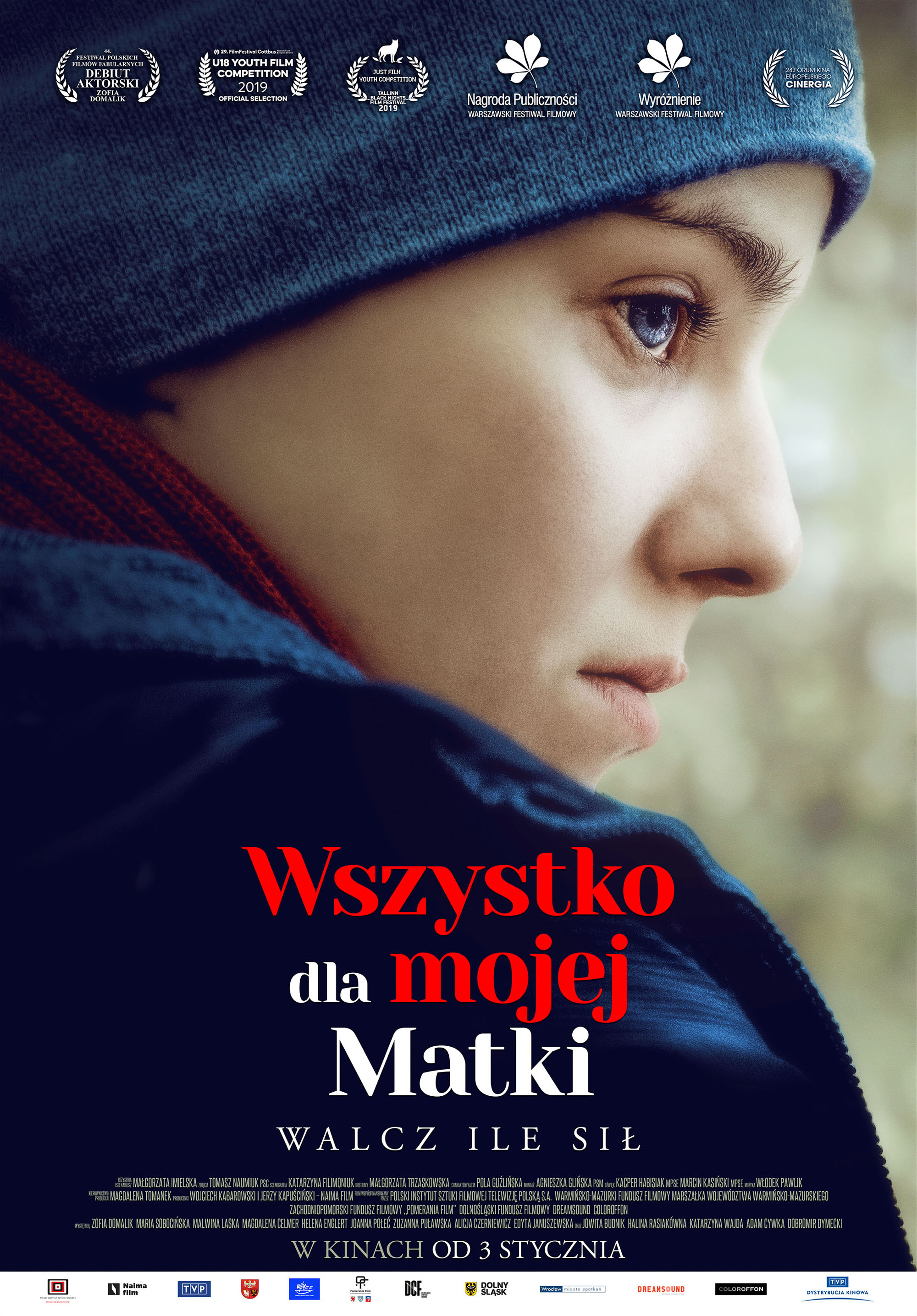 Polski plakat filmu 'Wszystko Dla Mojej Matki'