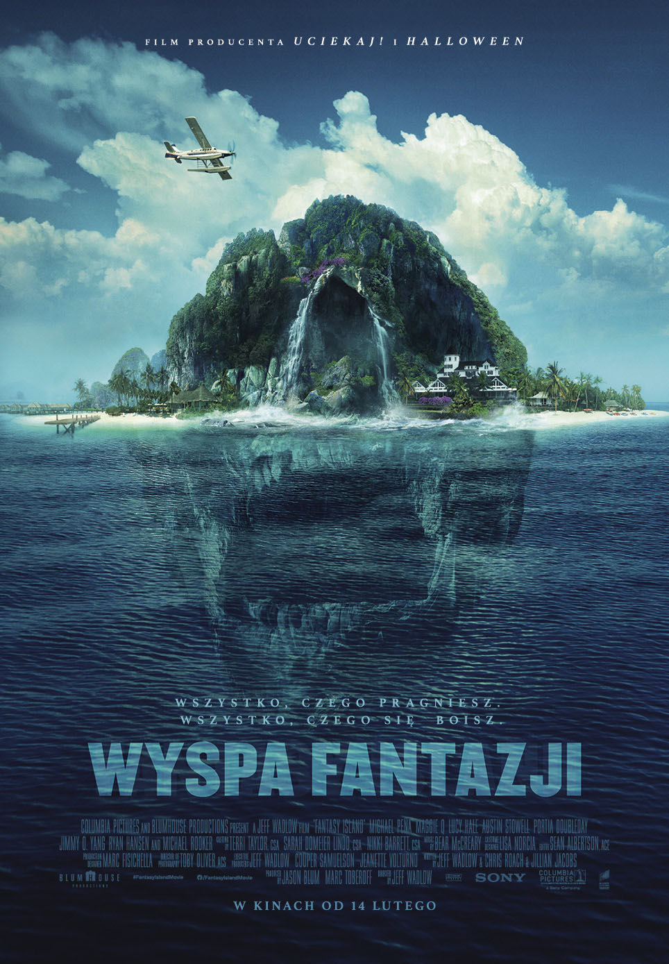 Polski plakat filmu 'Wyspa Fantazji'