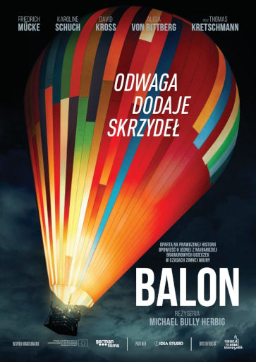 Przód ulotki filmu 'Balon'