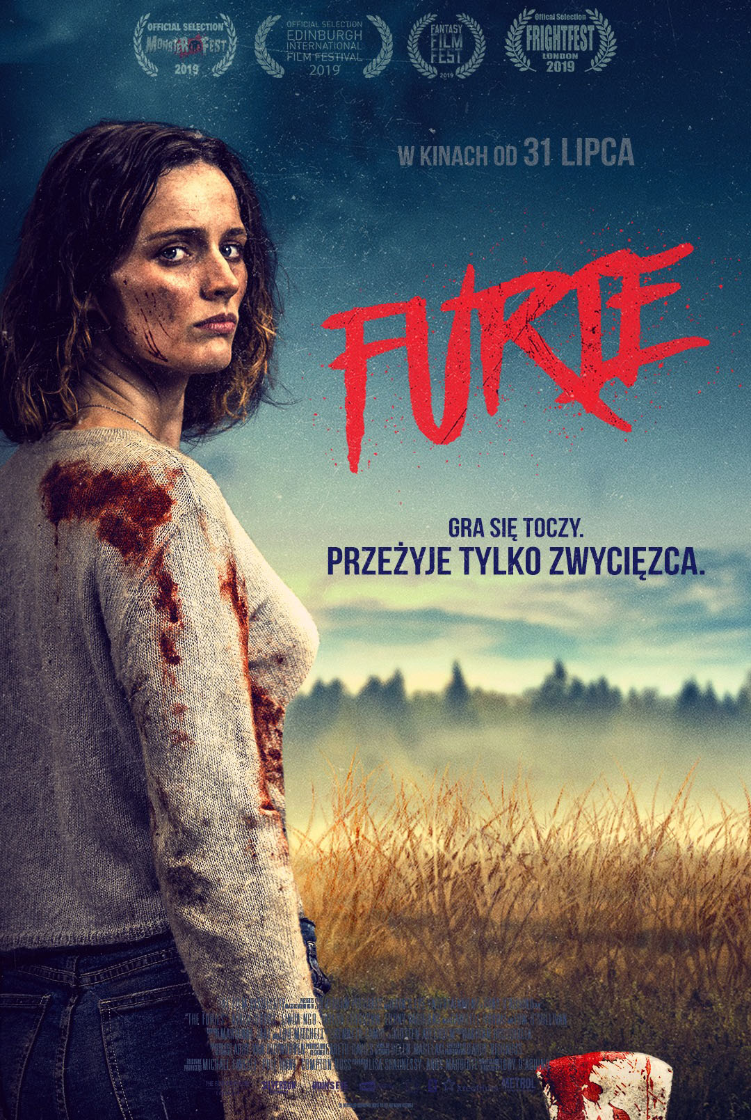 Polski plakat filmu 'Furie'