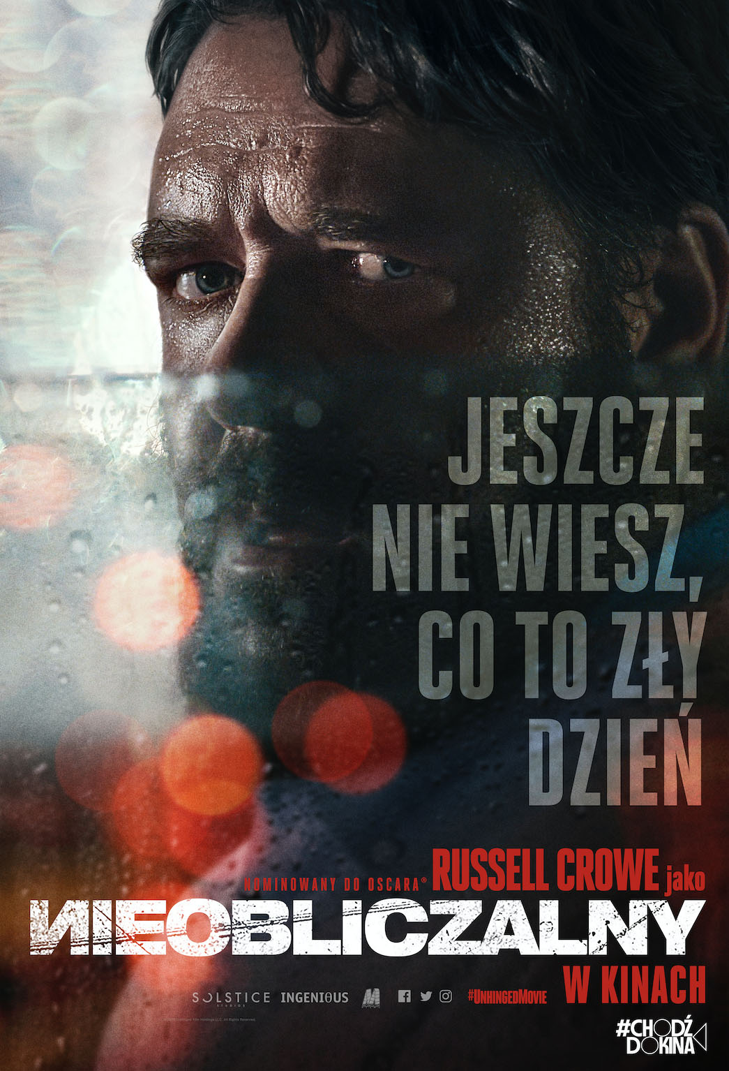 Polski plakat filmu 'Nieobliczalny'