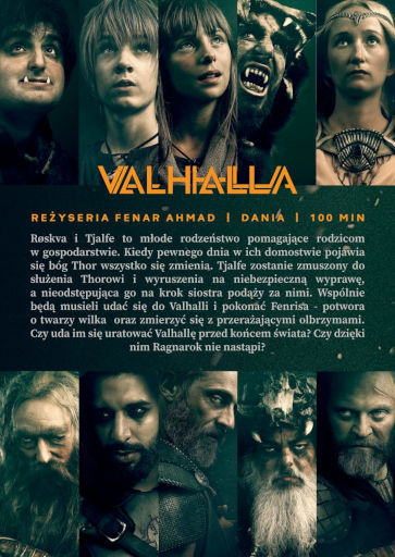 Tył ulotki filmu 'Valhalla'