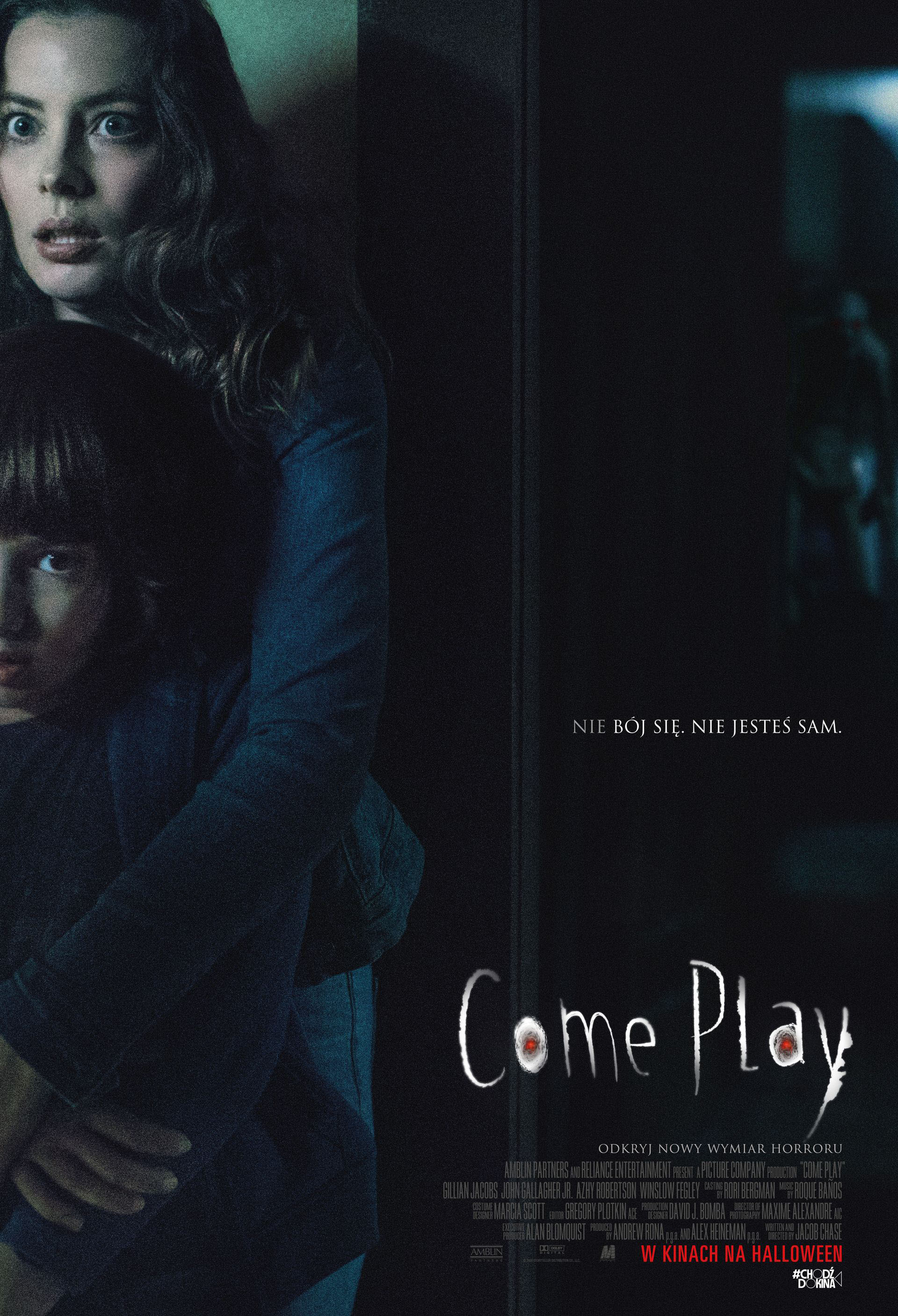 Polski plakat filmu 'Come Play'