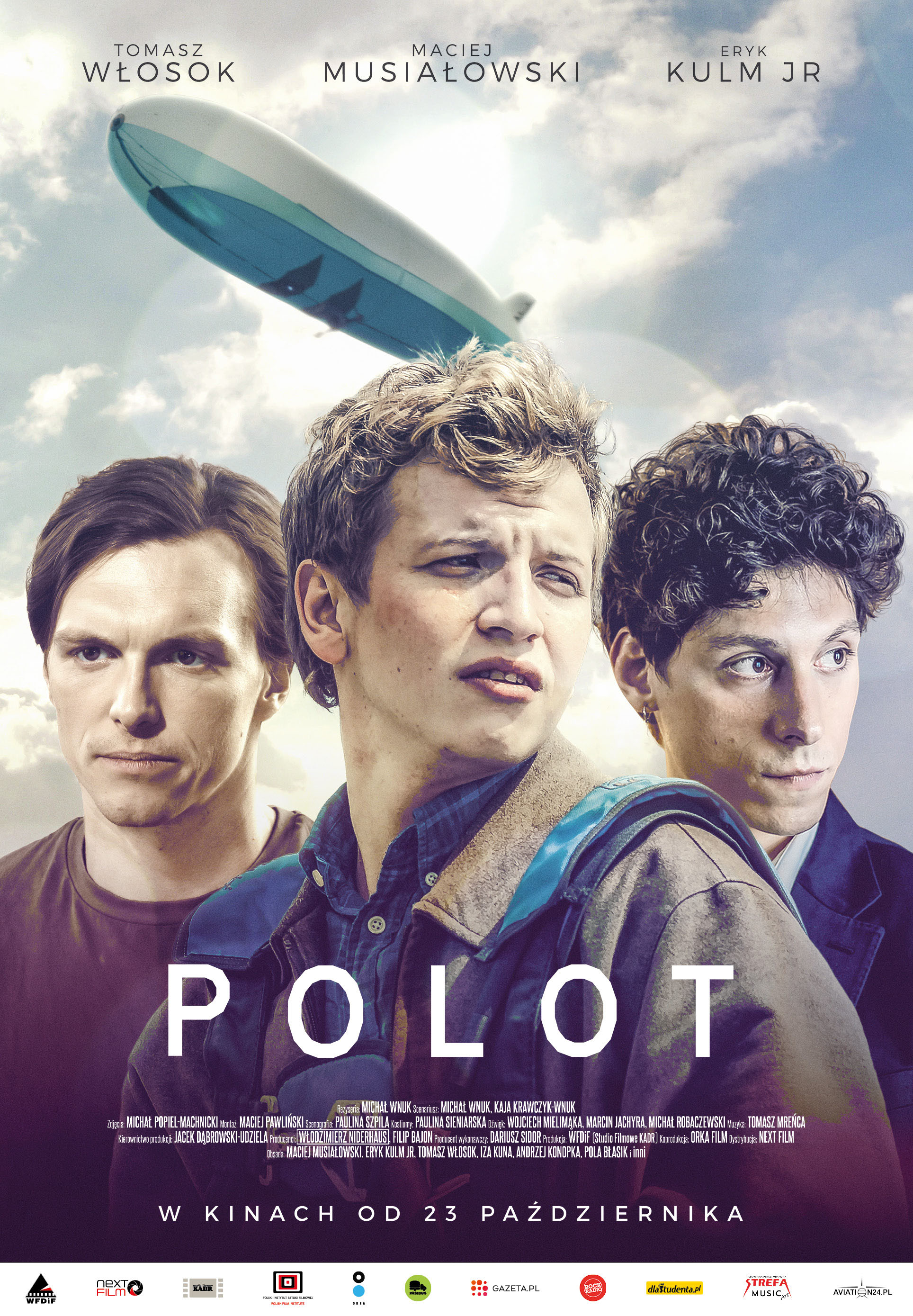 Polski plakat filmu 'Polot'