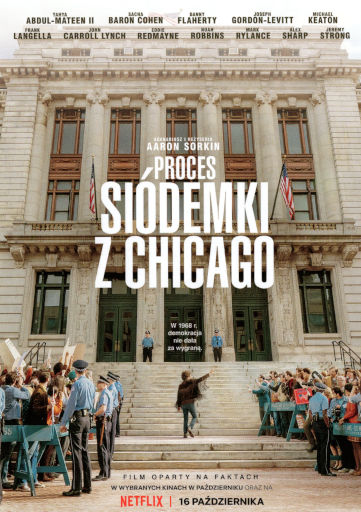 Przód ulotki filmu 'Proces Siódemki Z Chicago'