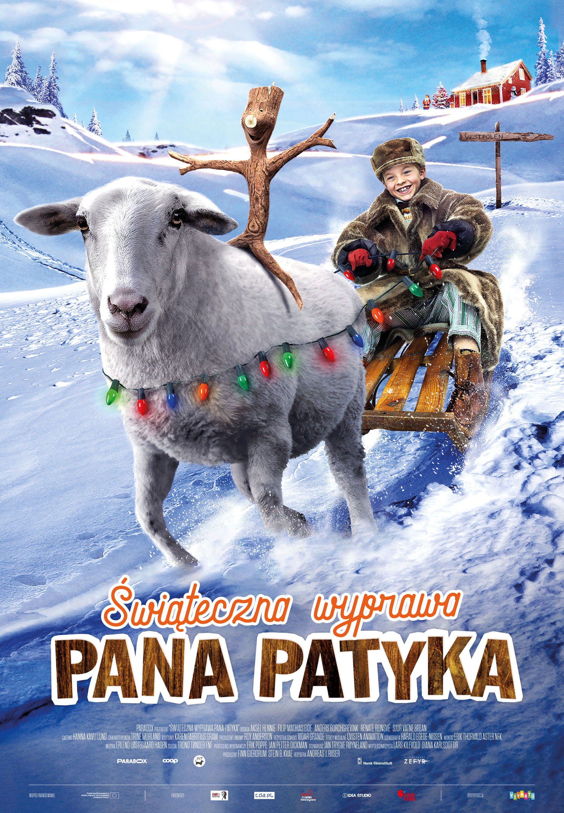 Polski plakat filmu 'Świąteczna Wyprawa Pana Patyka'