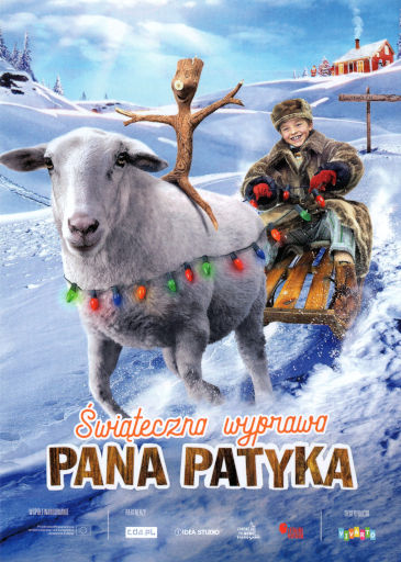 Przód ulotki filmu 'Świąteczna Wyprawa Pana Patyka'