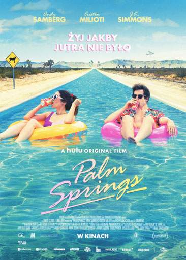 Przód ulotki filmu 'Palm Springs'