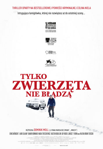 Polski plakat filmu 'Tylko Zwierzęta Nie Błądzą'