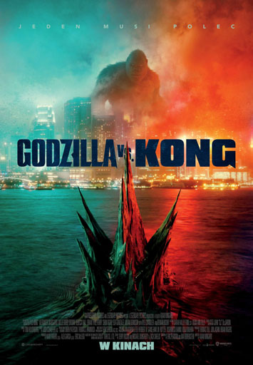 Polski plakat filmu 'Godzilla vs. Kong'