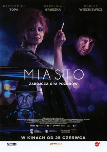 Przód ulotki filmu 'Miasto'