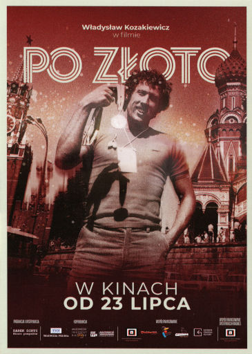 Przód ulotki filmu 'Po Złoto. Historia Władysława Kozakiewicza'