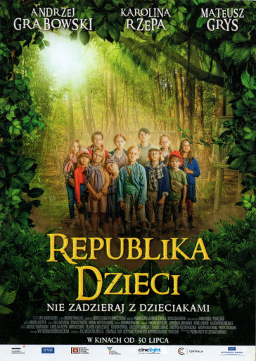 Przód ulotki filmu 'Republika Dzieci'