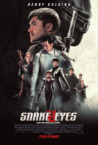 Polski plakat filmu 'Snake Eyes: Geneza G.I. Joe'