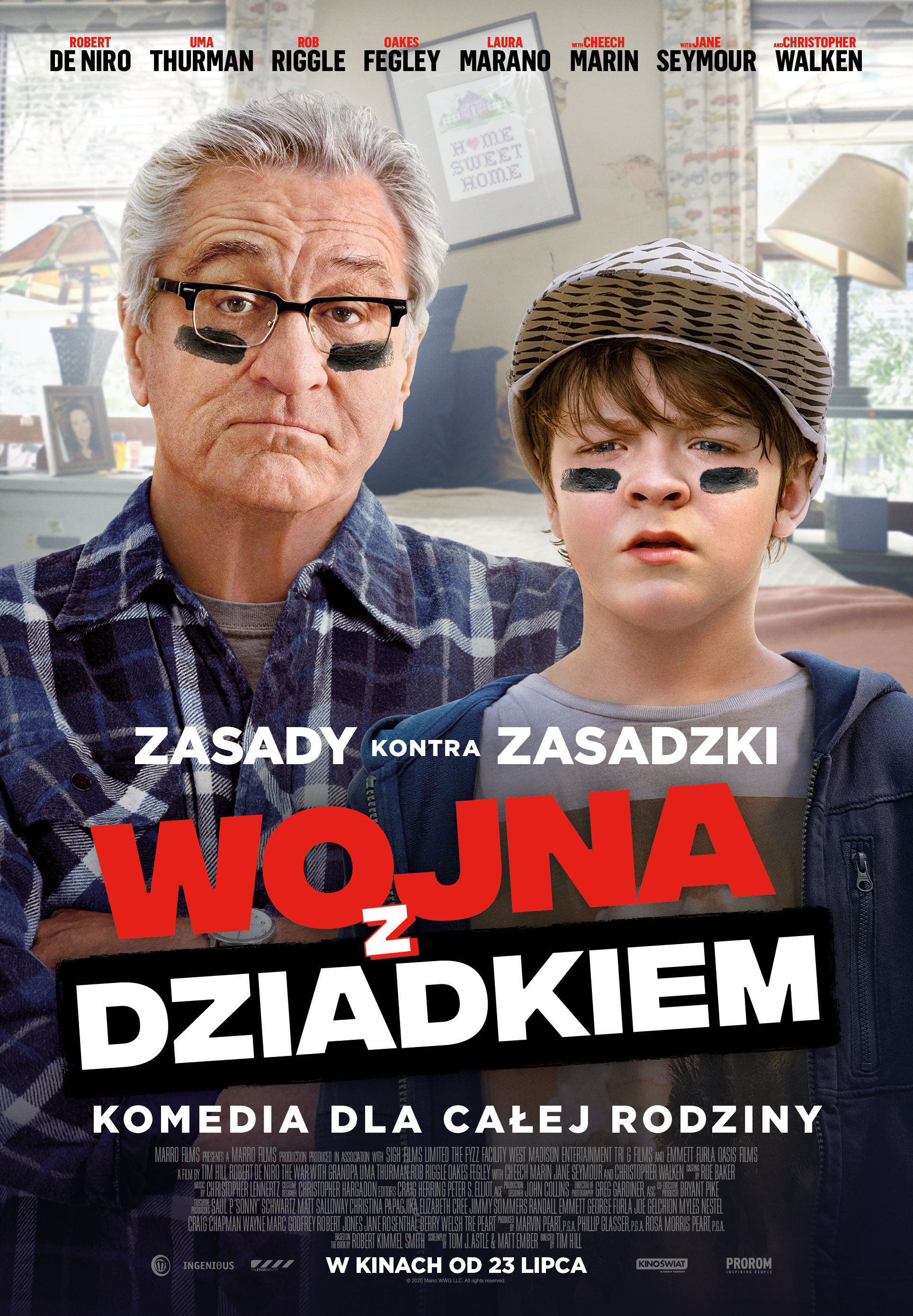 Polski plakat filmu 'Wojna Z Dziadkiem'