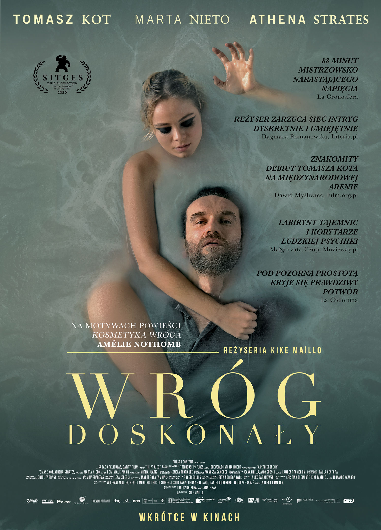 Polski plakat filmu 'Wróg Doskonały'