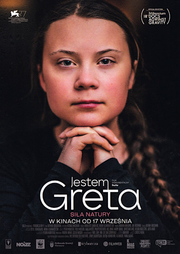 Przód ulotki filmu 'Jestem Greta'