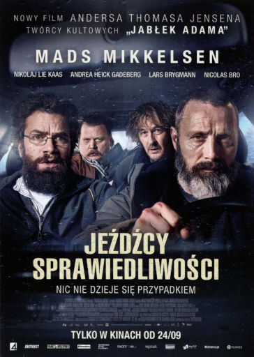 Przód ulotki filmu 'Jeźdźcy Sprawiedliwości'