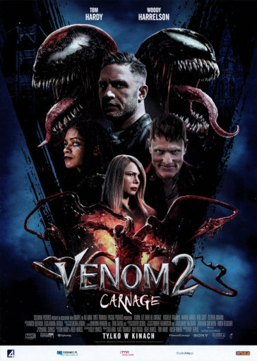 Przód ulotki filmu 'Venom 2: Carnage'