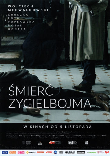 Przód ulotki filmu 'Śmierć Zygielbojma'