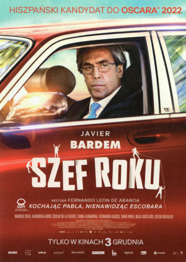 Przód ulotki filmu 'Szef Roku'