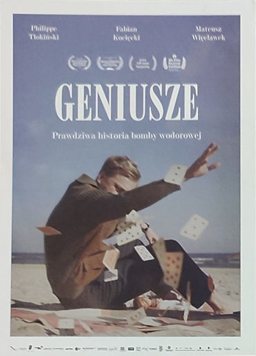 Przód ulotki filmu 'Geniusze'