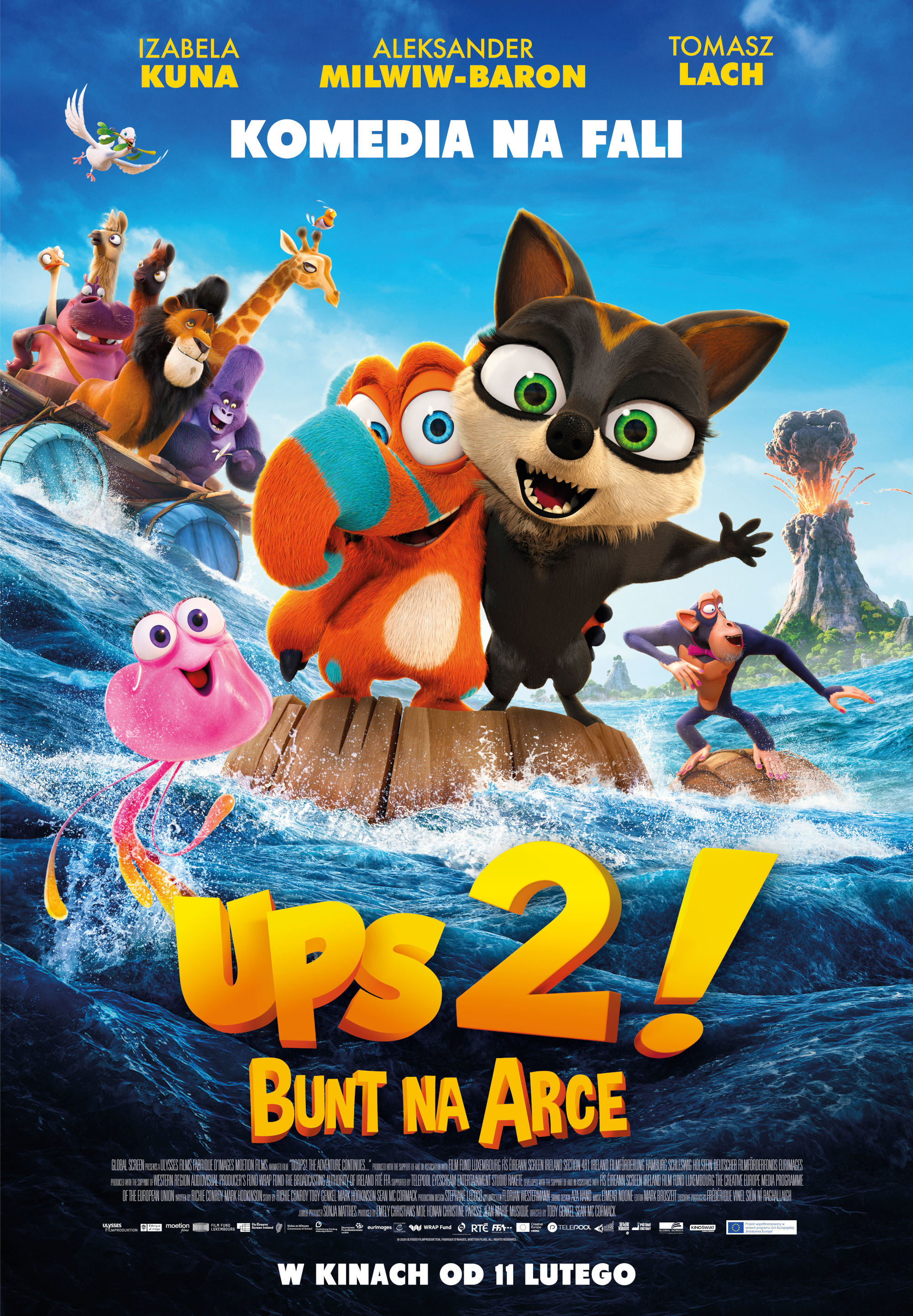 Polski plakat filmu 'Ups 2! Bunt Na Arce'