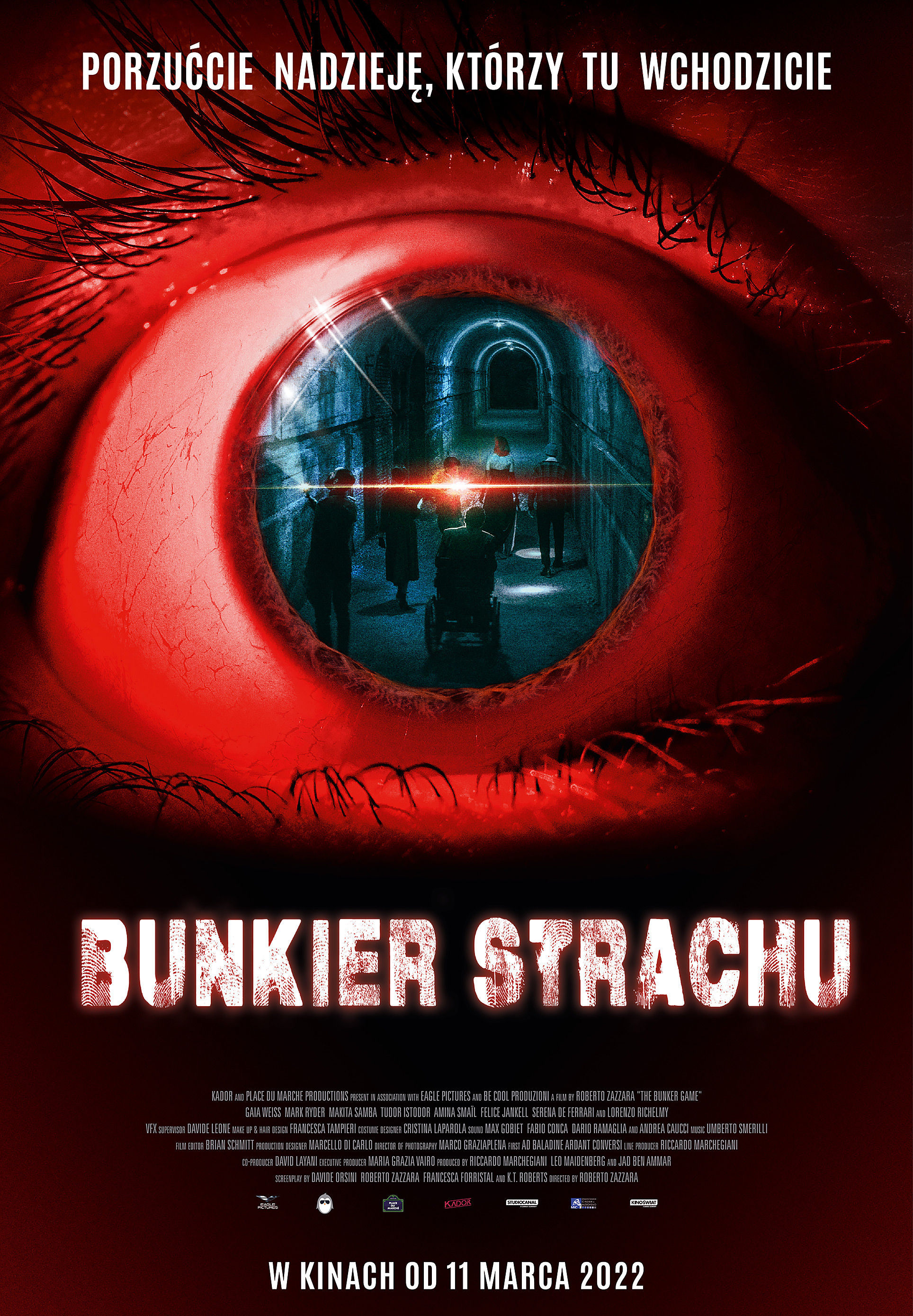 Polski plakat filmu 'Bunkier Strachu'