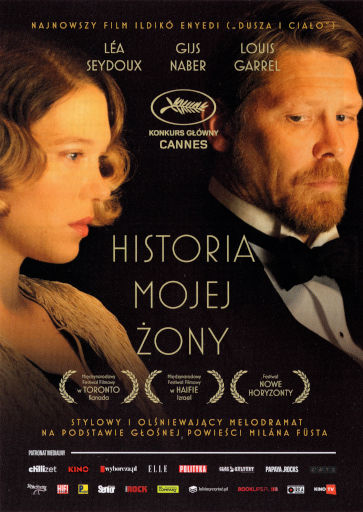 Przód ulotki filmu 'Historia Mojej Żony'