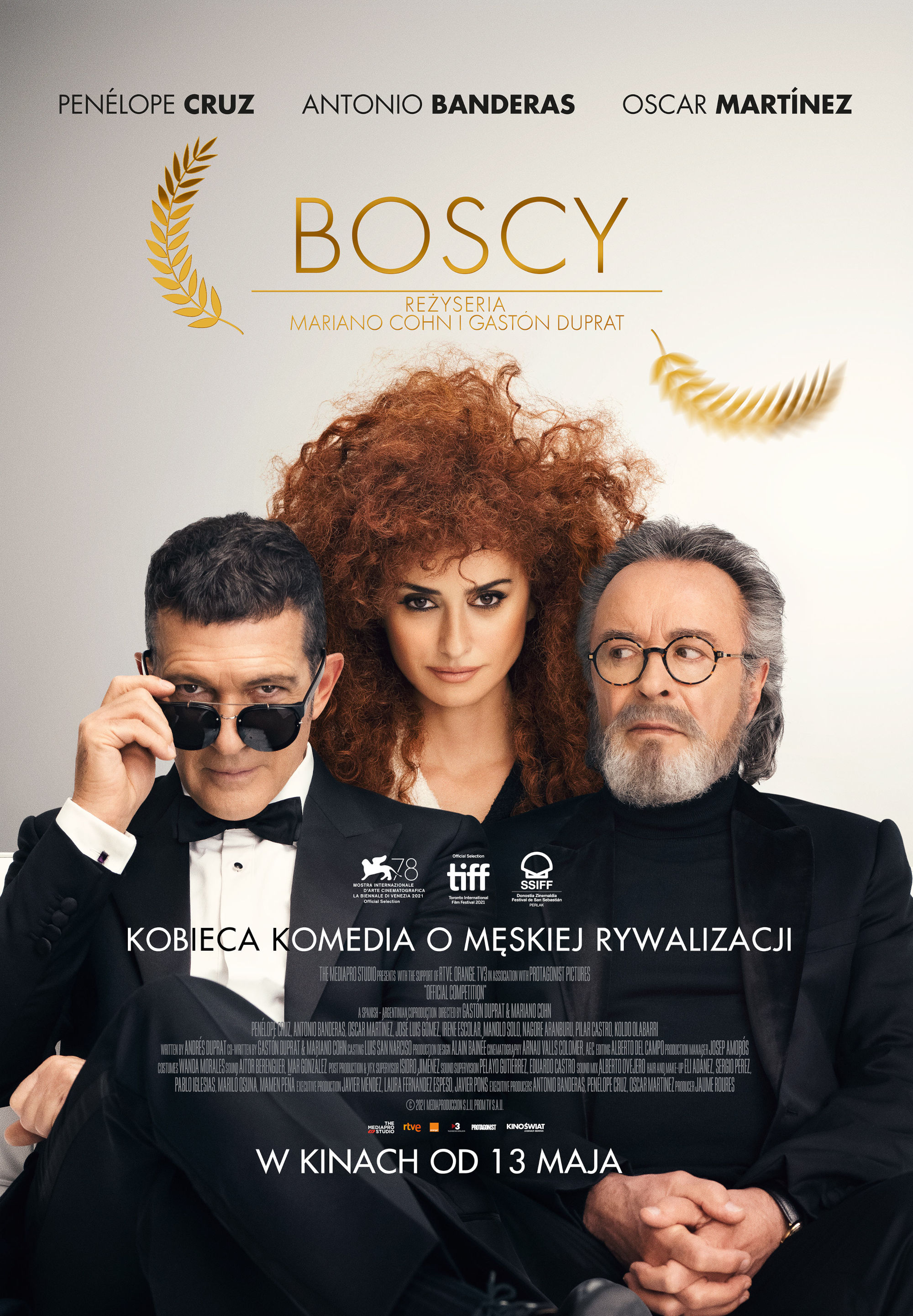 Polski plakat filmu 'Boscy'