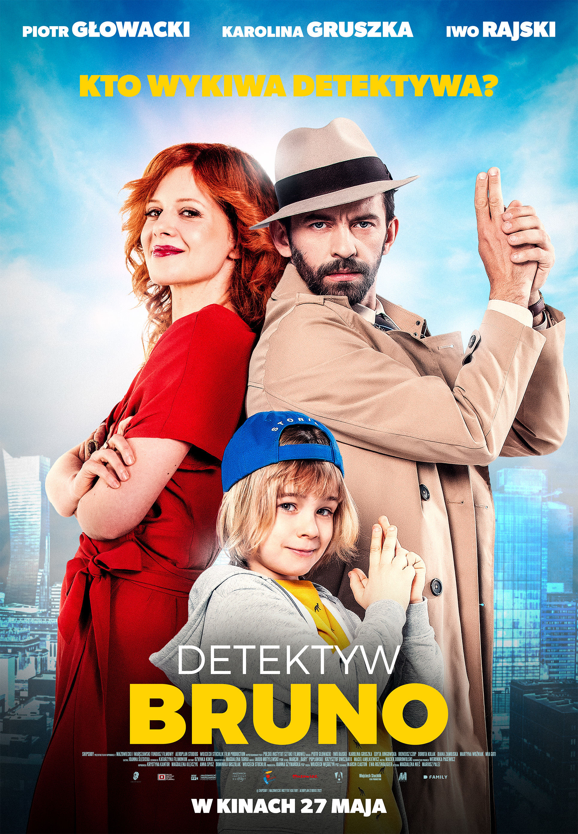 Polski plakat filmu 'Detektyw Bruno'