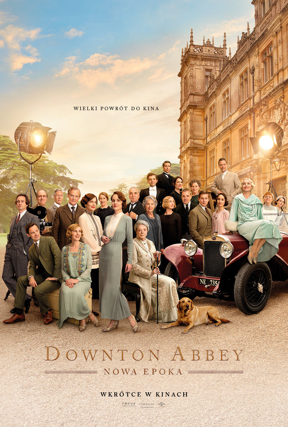 Polski plakat filmu 'Downton Abbey: Nowa Epoka'