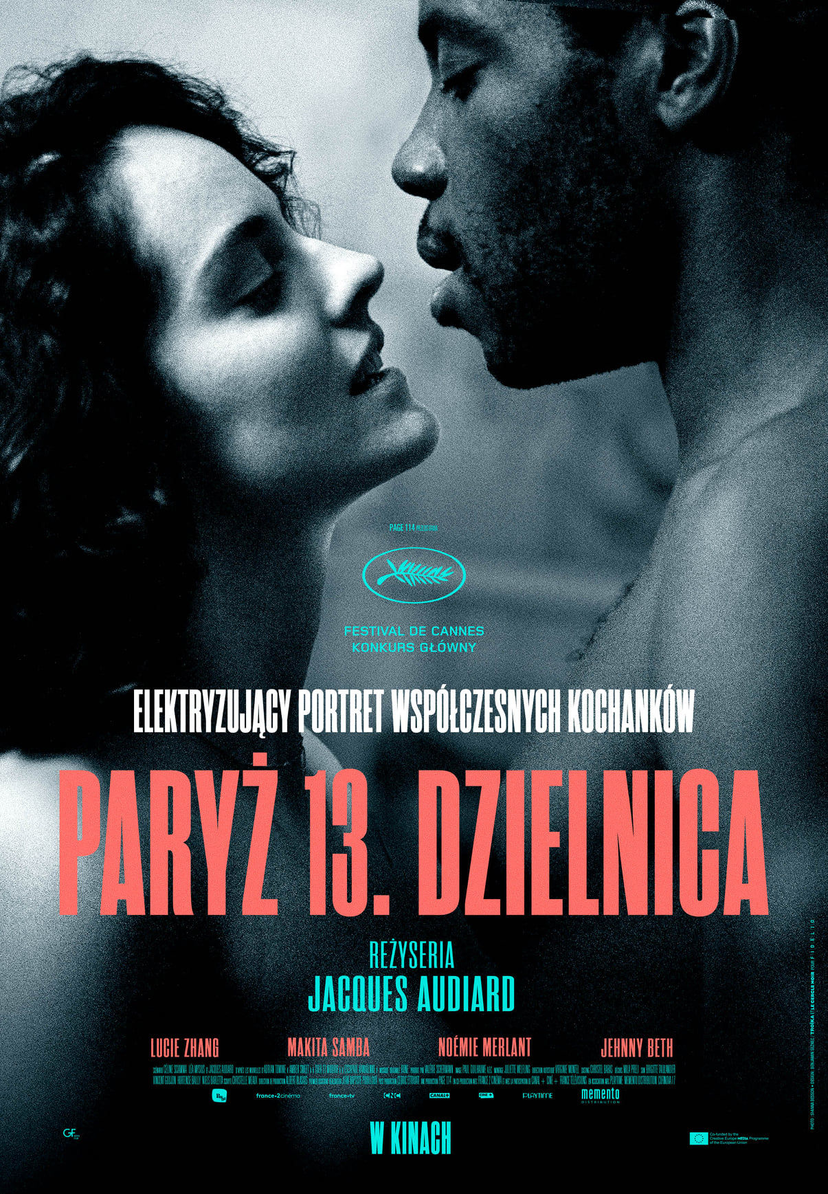 Polski plakat filmu 'Paryż, 13. Dzielnica'