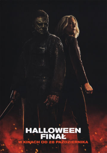 Przód ulotki filmu 'Halloween. Finał'