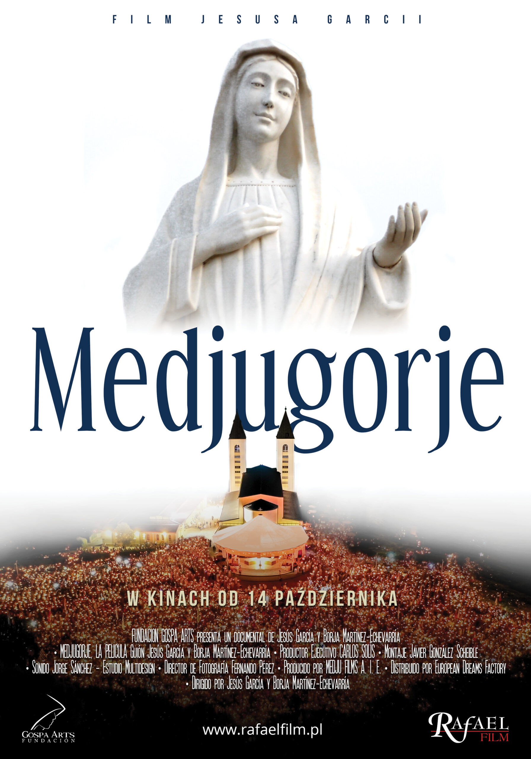 Polski plakat filmu 'Medjugorje'