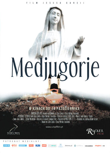 Przód ulotki filmu 'Medjugorje'