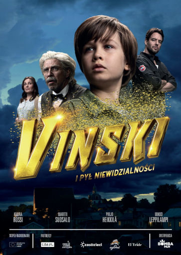 Przód ulotki filmu 'Vinski i Pył Niewidzialności'