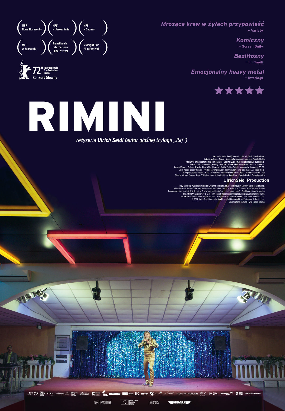 Polski plakat filmu 'Rimini'