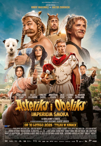 Polski plakat filmu 'Asteriks i Obeliks: Imperium Smoka'