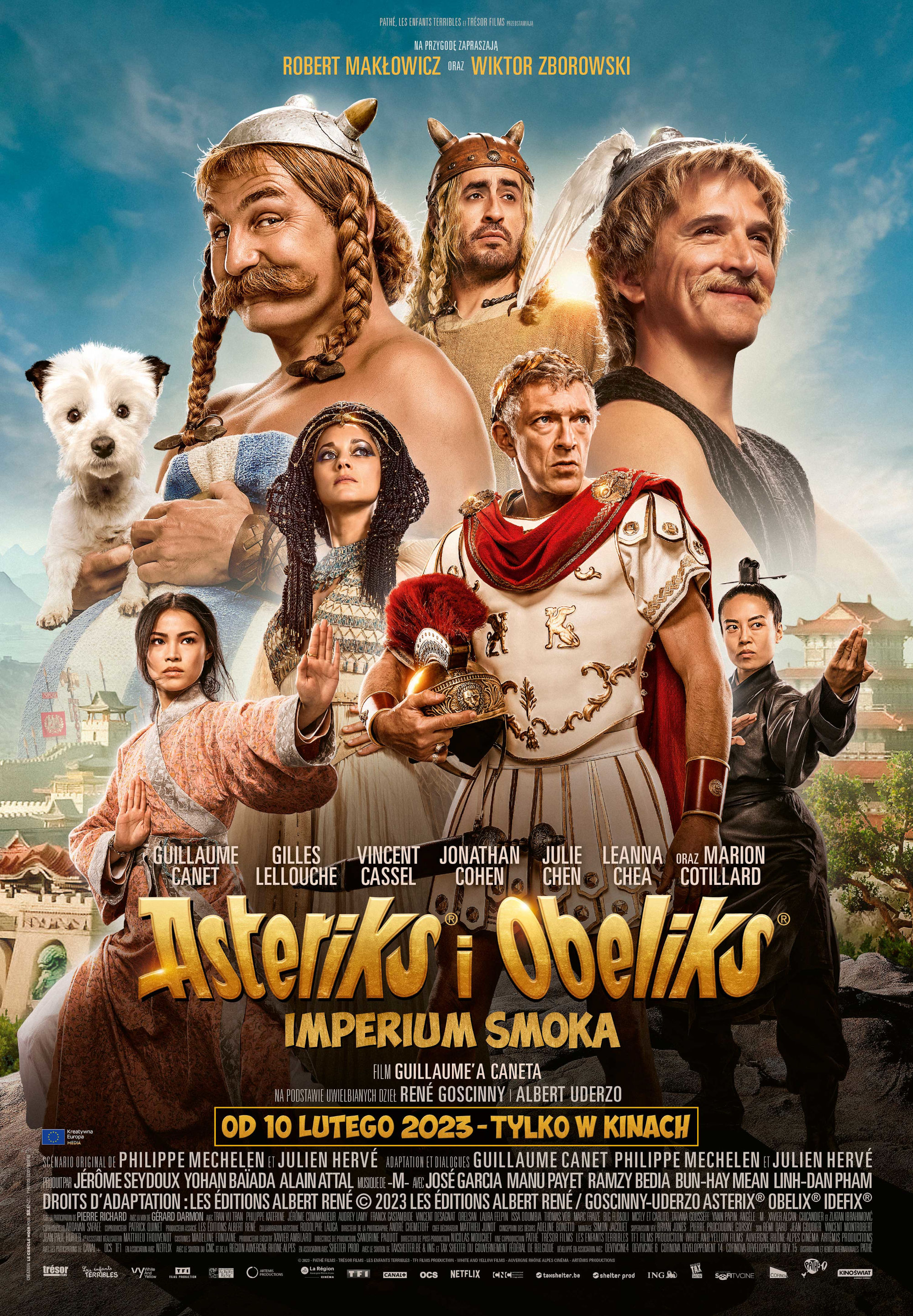 Polski plakat filmu 'Asteriks i Obeliks: Imperium Smoka'