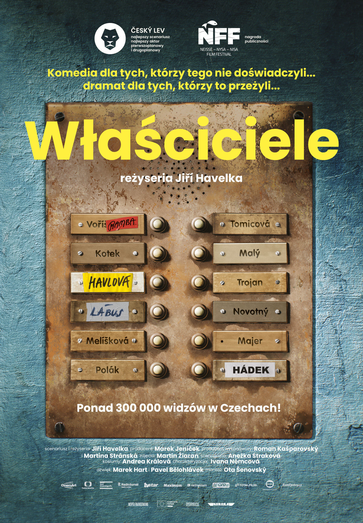 Polski plakat filmu 'Właściciele'