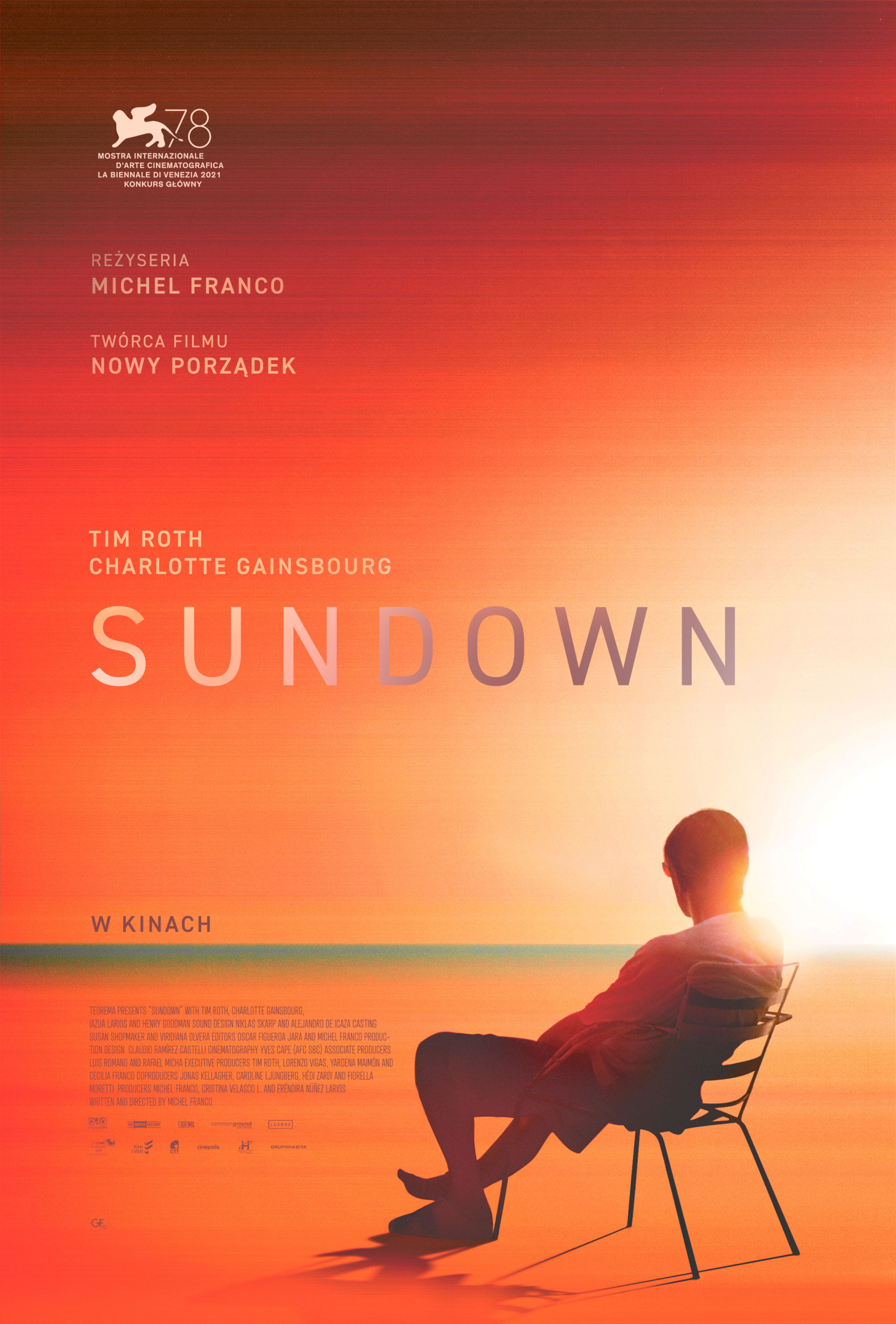 Polski plakat filmu 'Sundown'