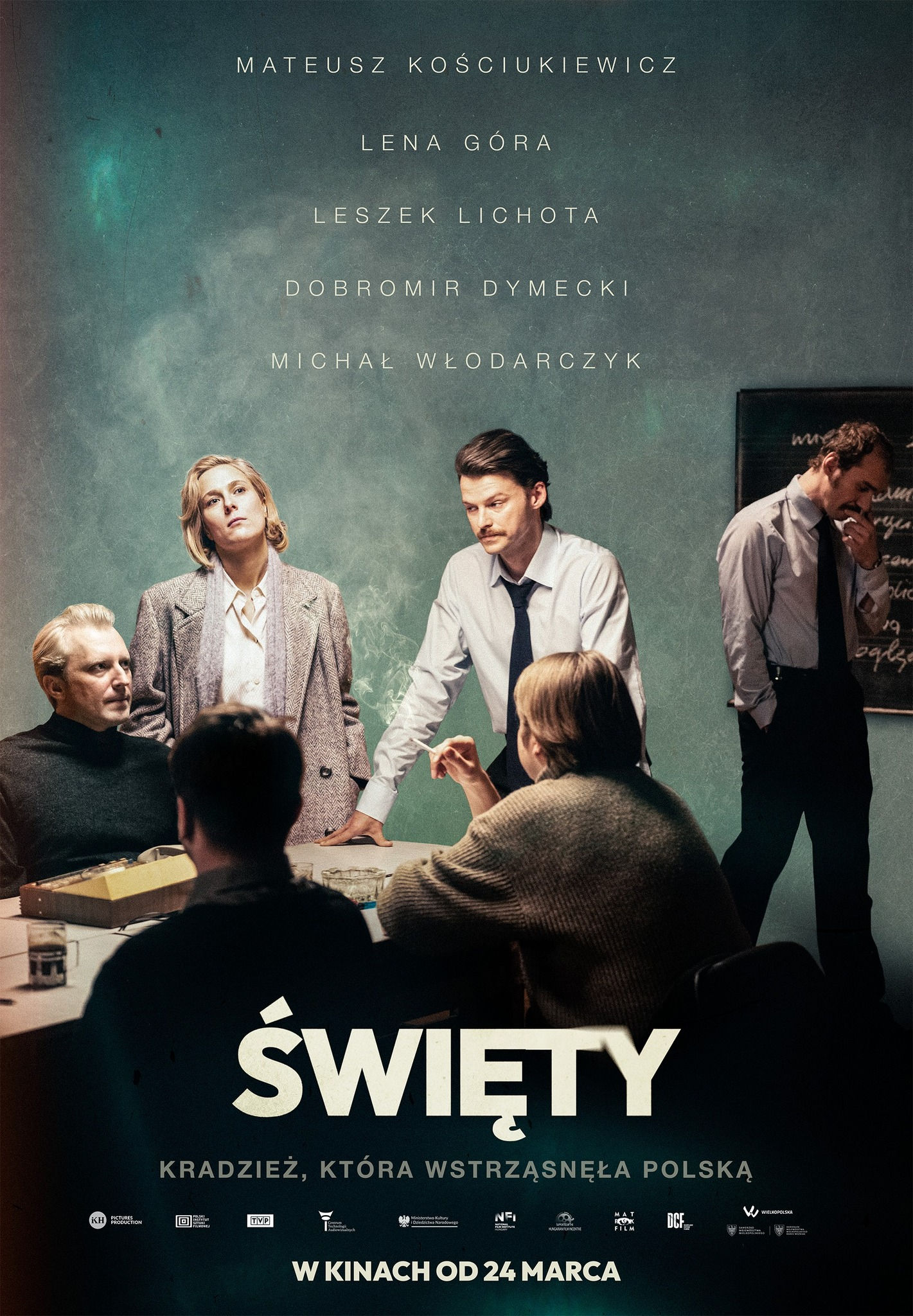 Polski plakat filmu 'Święty'