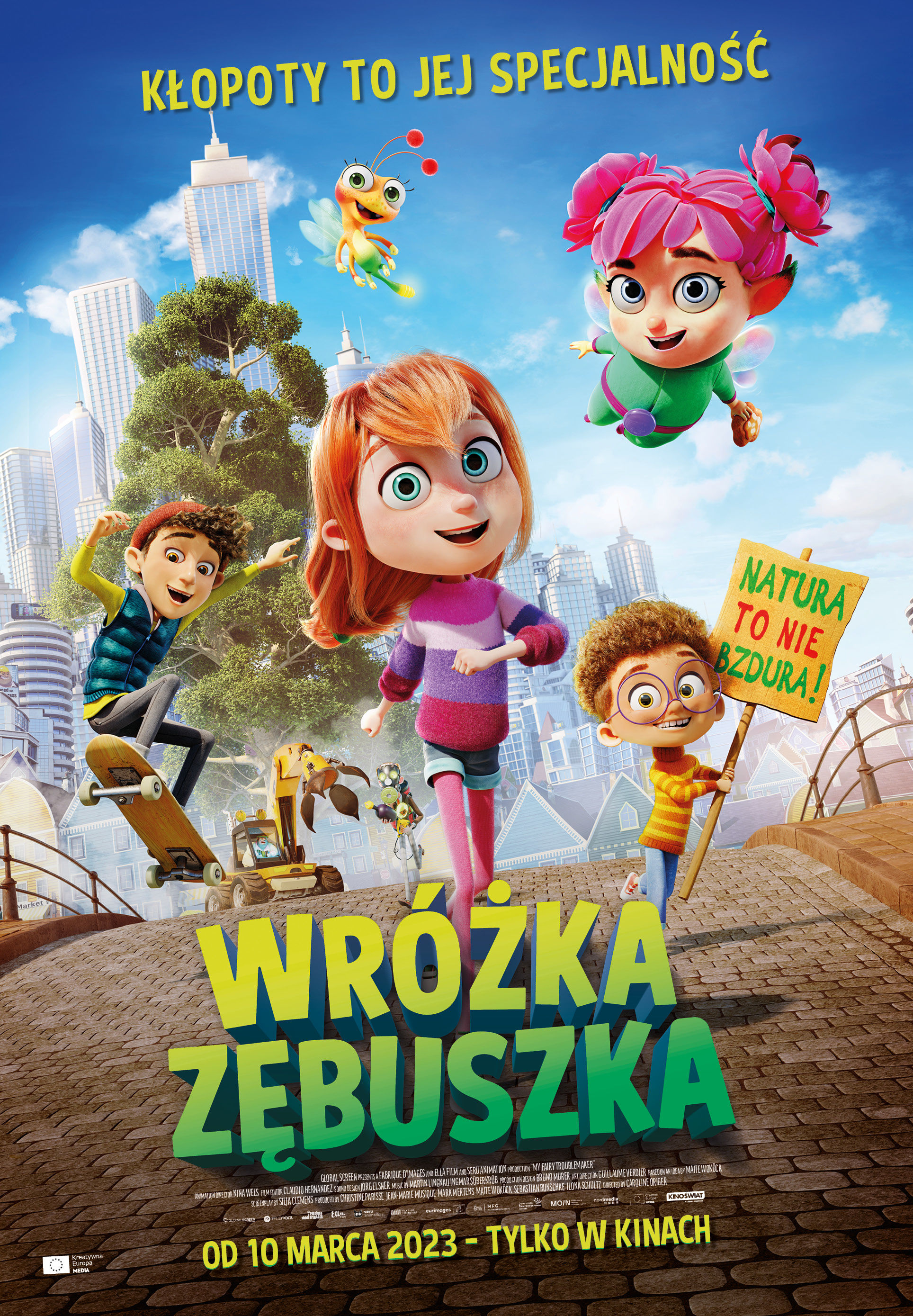 Polski plakat filmu 'Wróżka Zębuszka'