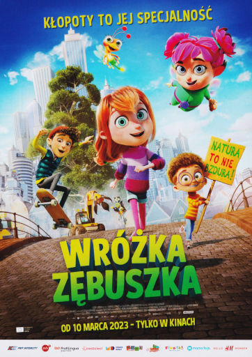 Przód ulotki filmu 'Wróżka Zębuszka'