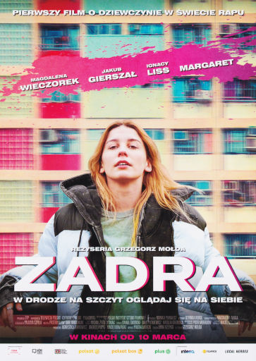 Przód ulotki filmu 'Zadra'