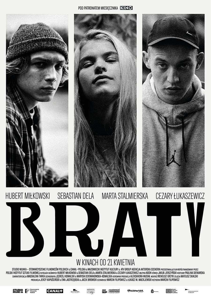 Polski plakat filmu 'Braty'