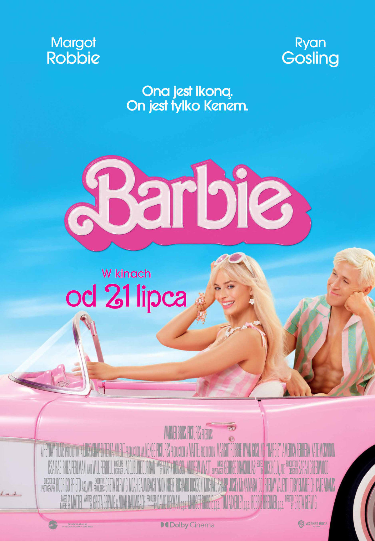 Polski plakat filmu 'Barbie'